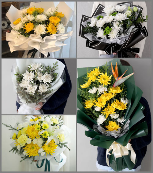 湖北十堰市丹江口市新港经济开发区白事花束代送
